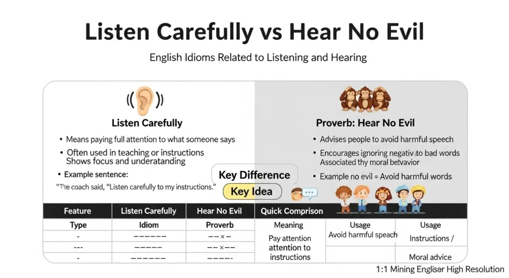 Idioms or Proverbs Related to the Words