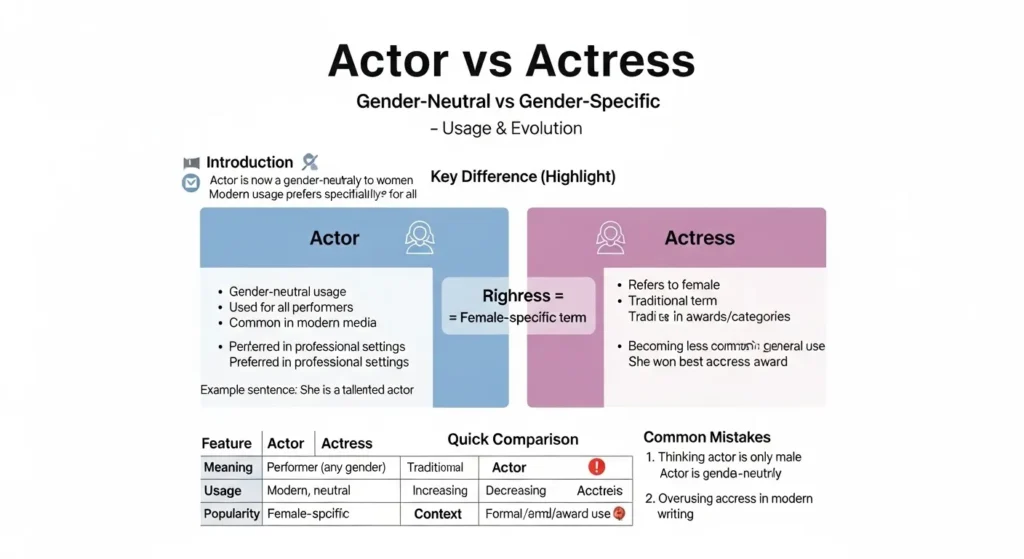 🌿 Nature and Behavior Actor and Actress