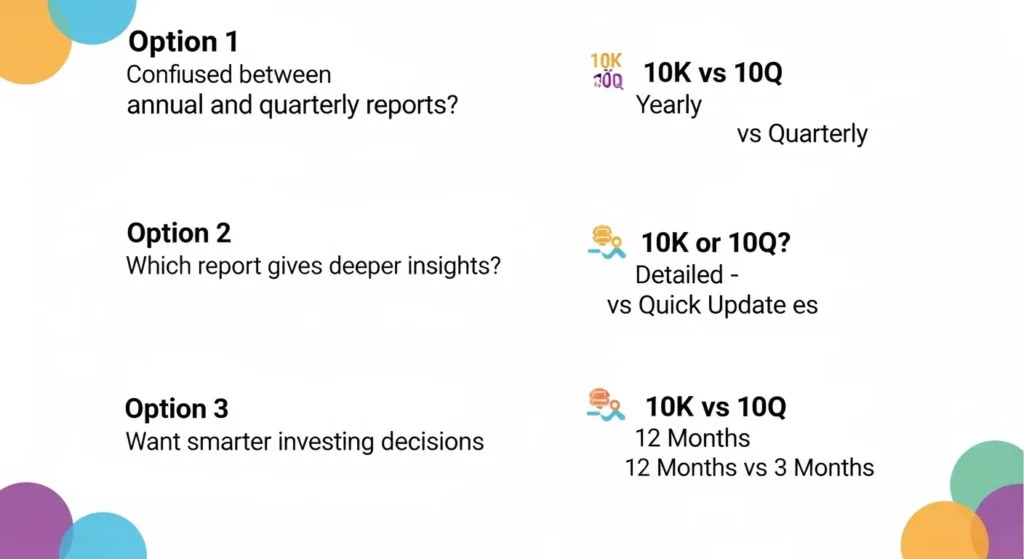 📊 Difference Between 10K and 10Q