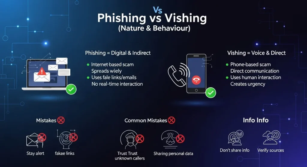 Nature and Behaviour Of phishing and vishing