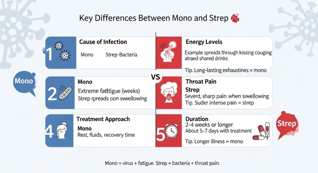🔑 Key Differences Explained Between Mono and Strep