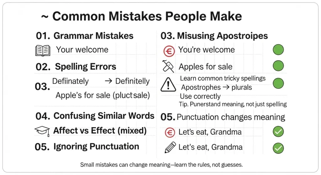 🟢 Common Mistakes People Make