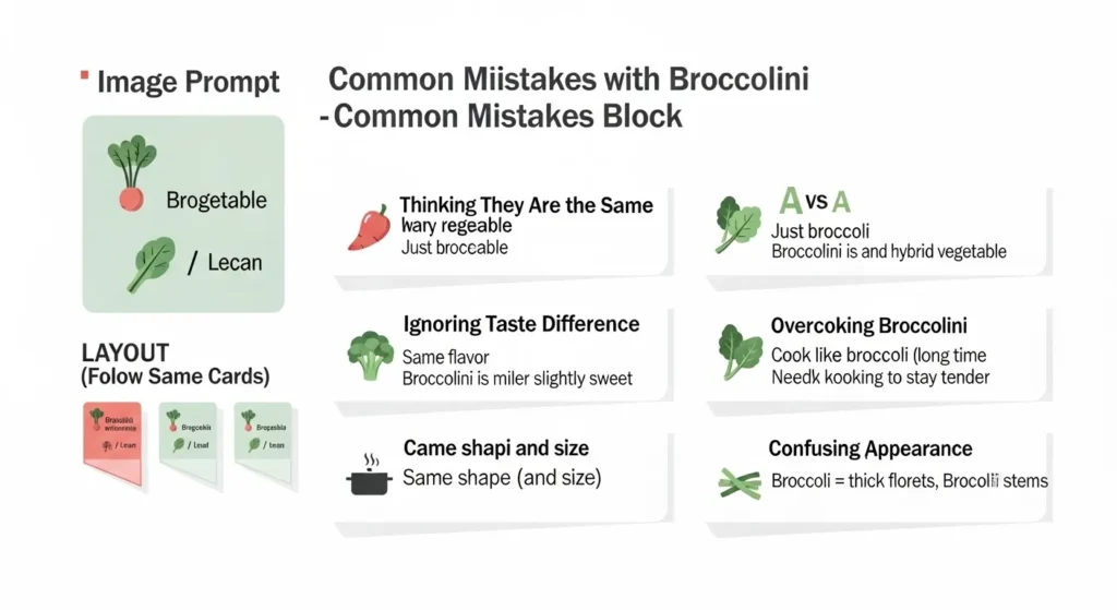 🟢 Common Mistakes with Broccoli and Broccolini
