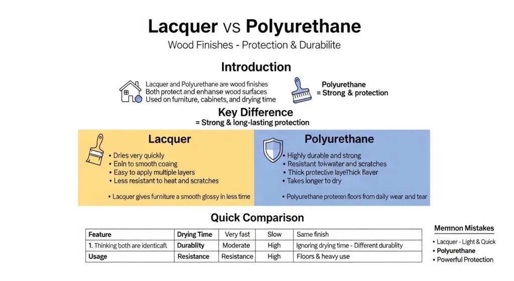 🟢 Common Mistakes with Lacquer and Polyurethane