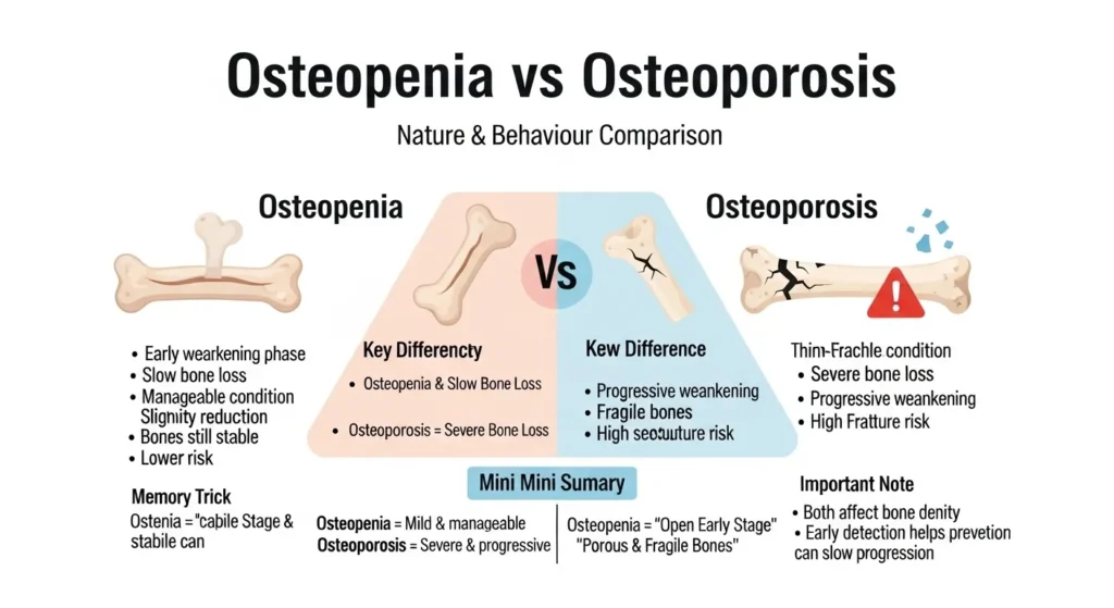 🧠 Nature and Behaviour Of osteoporosis and osteopenia 