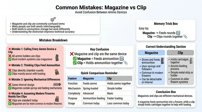 Common Mistakes with Magazine and Clip