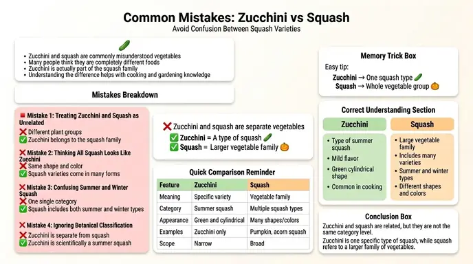 Common Mistakes with Zucchini and Squash