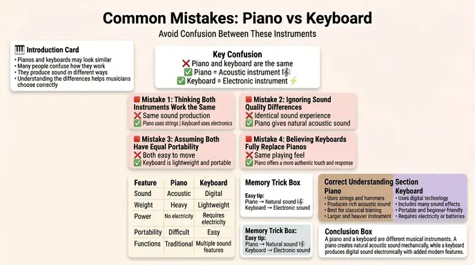 🟢 Common Mistakes with Piano and Keyboar