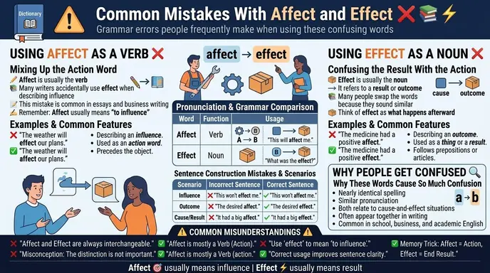 Common Mistakes with Affect and Effect ❌