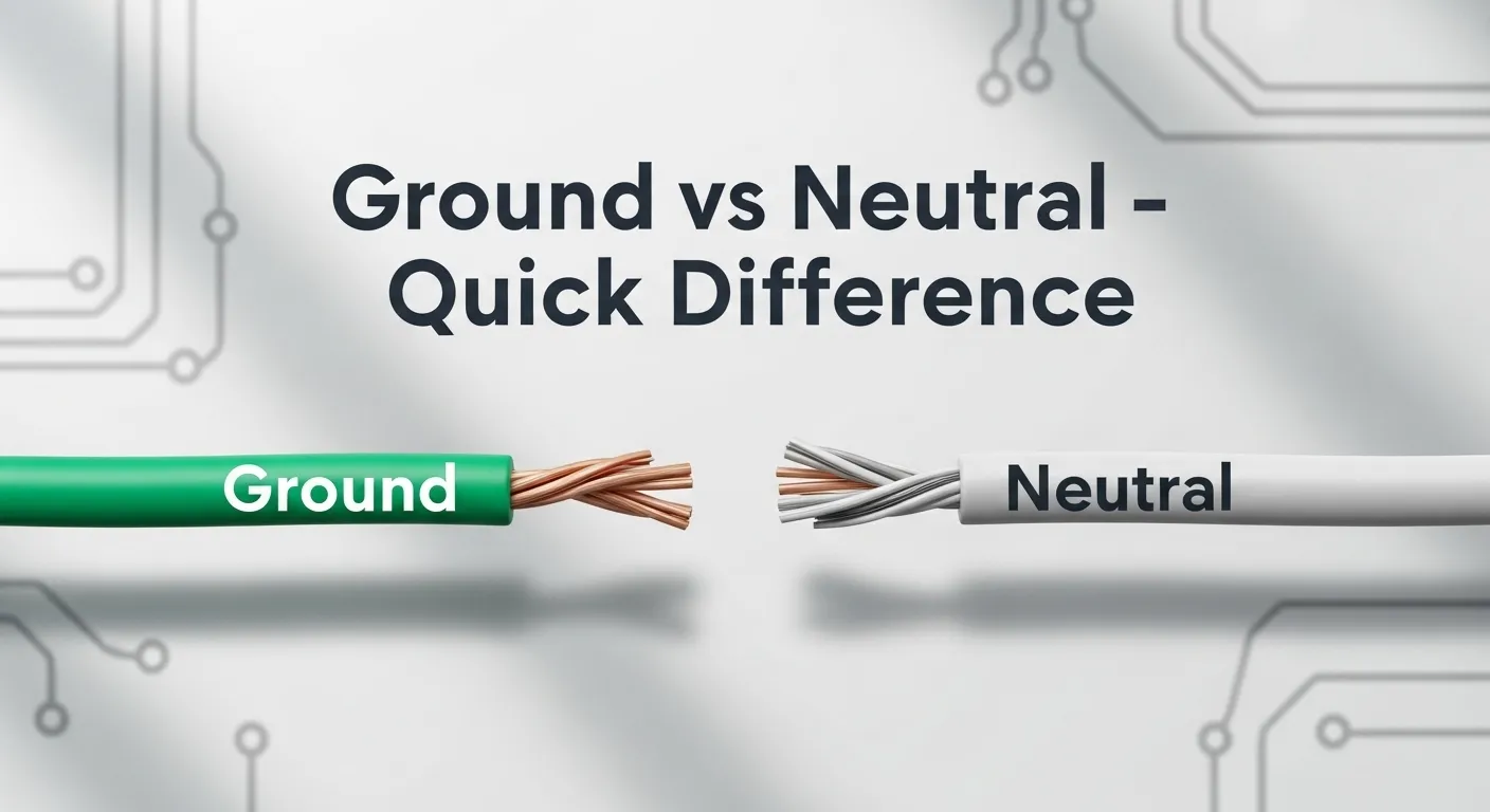 difference between ground and neutral
