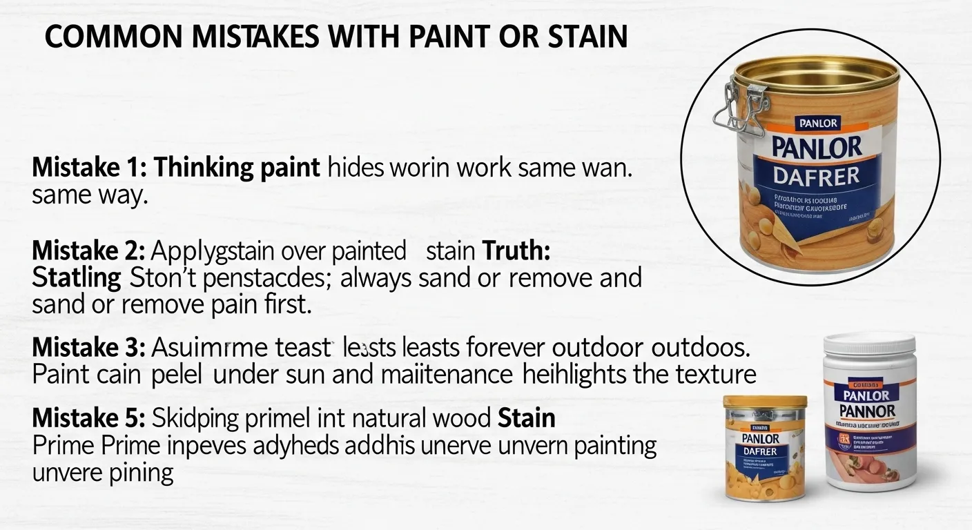 difference between paint and stain