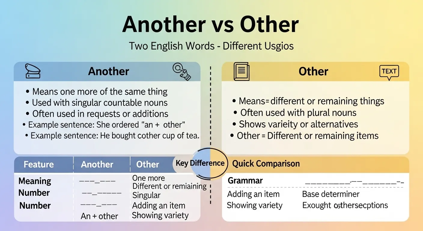 difference between another and other