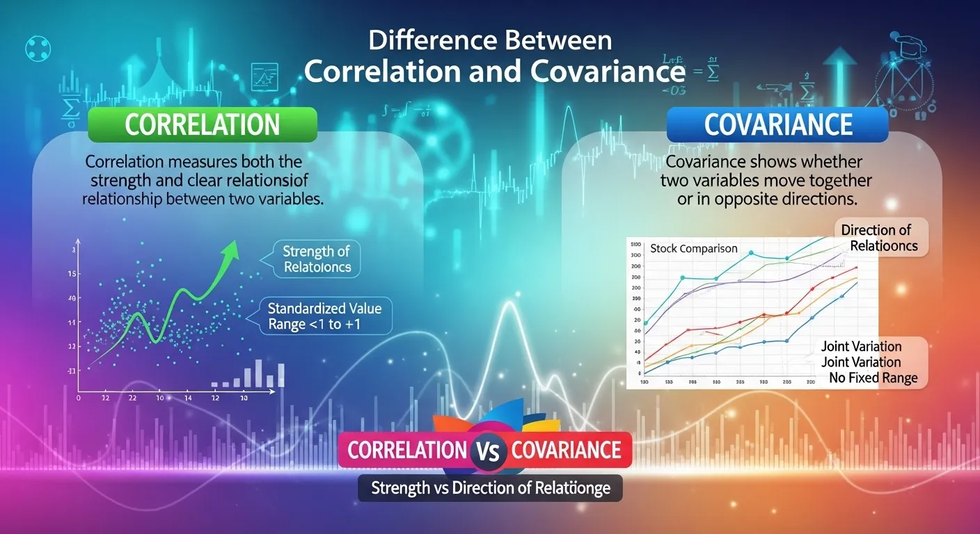 difference between correlation and covariance