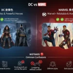 difference between dc and marvel