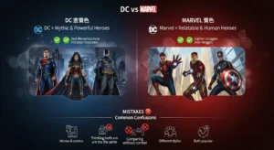 difference between dc and marvel