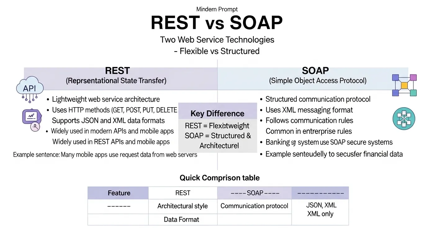difference between rest and soap
