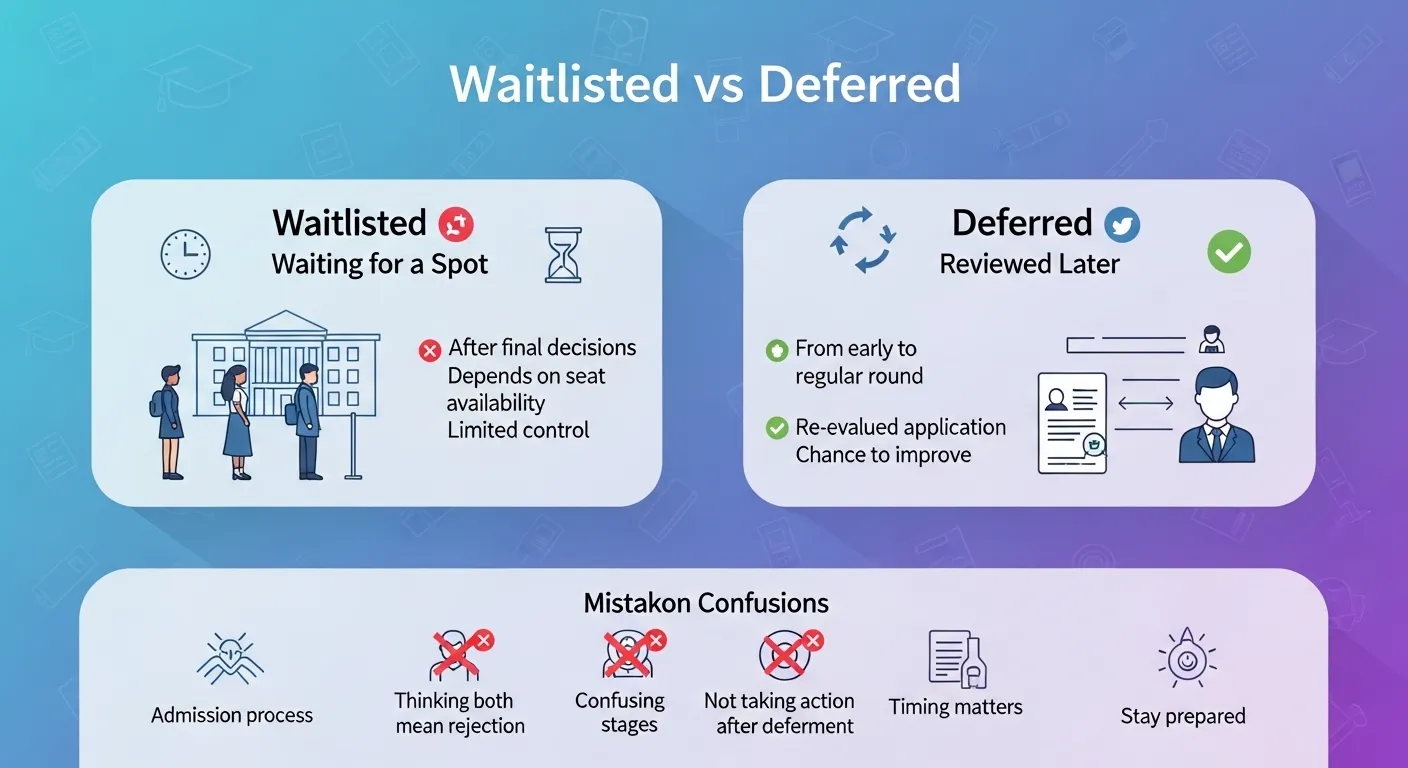 difference between waitlisted and deferred