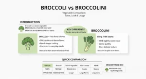 difference between broccoli and broccolini