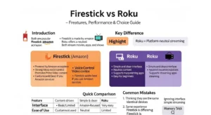 difference between firestick and roku