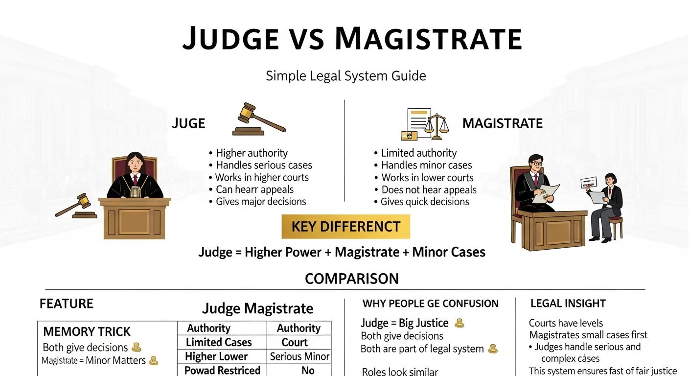 difference between judge and magistrate