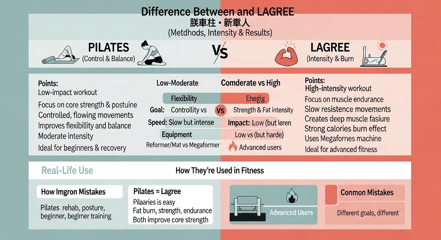 difference between pilates and lagree