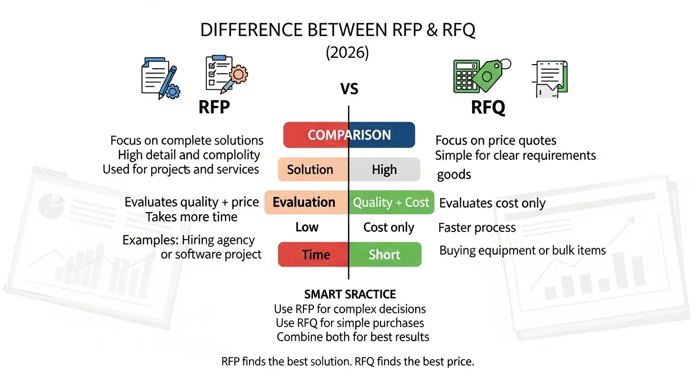 difference between rfp and rfq