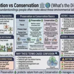 difference between preservation and conservation