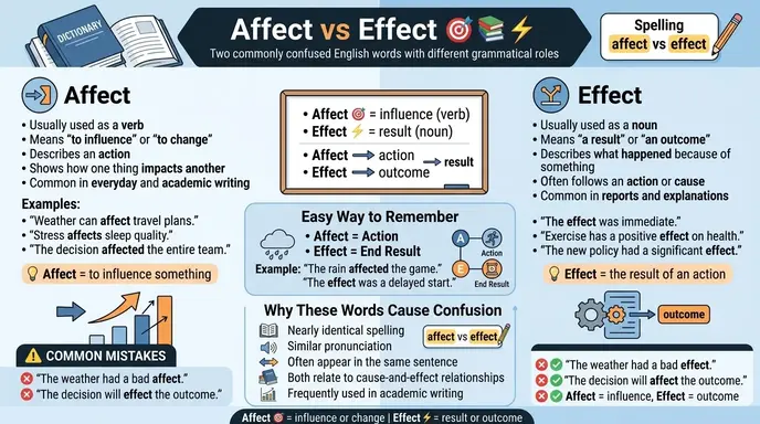 Affect vs Effect